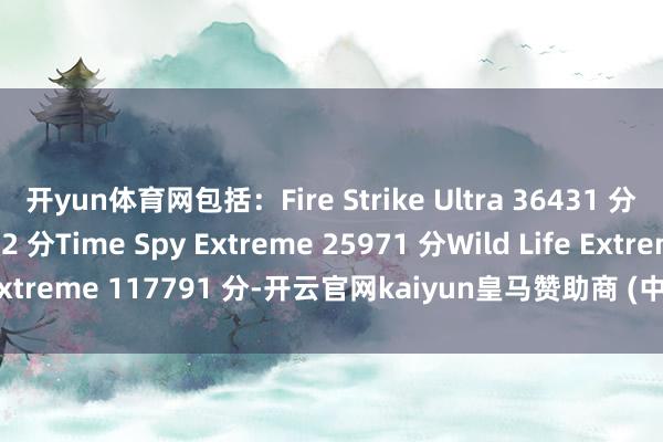 开yun体育网包括：Fire Strike Ultra 36431 分Port Royal 43372 分Time Spy Extreme 25971 分Wild Life Extreme 117791 分-开云官网kaiyun皇马赞助商 (中国)官方网站 登录入口